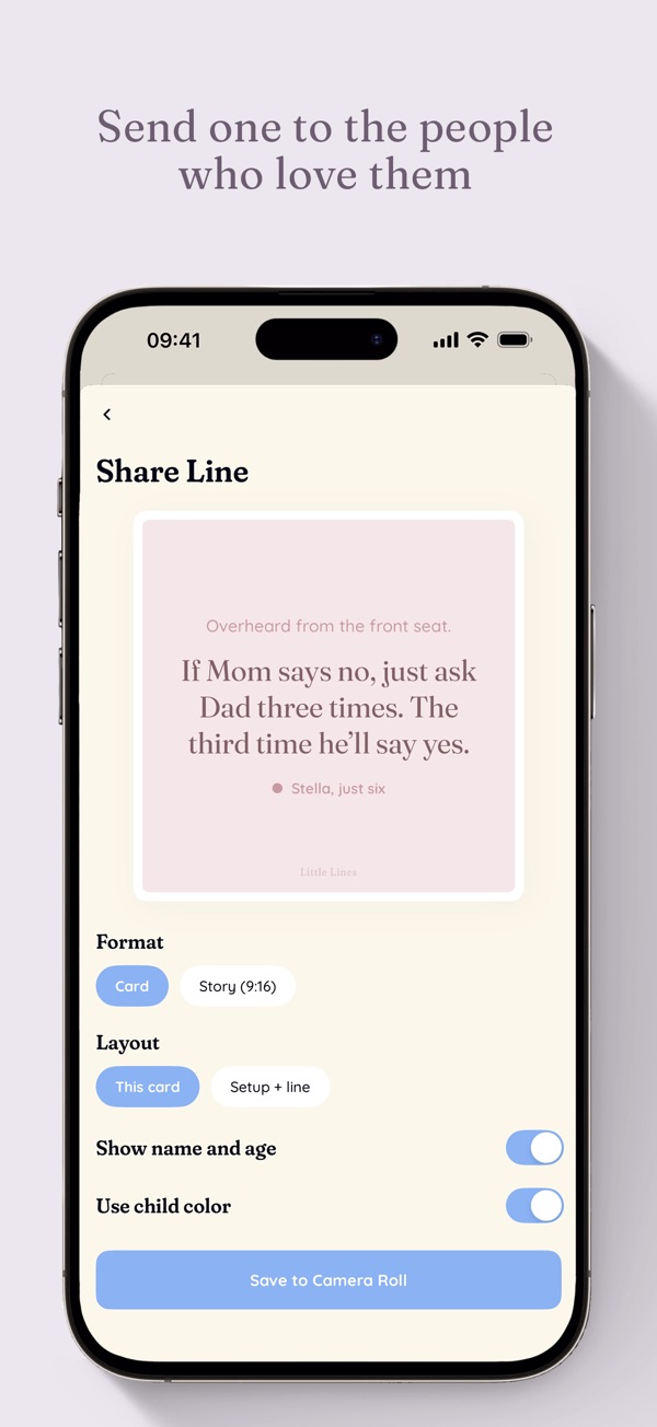 Little Lines: Send one to the people who love them